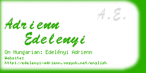 adrienn edelenyi business card