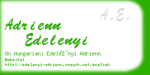 adrienn edelenyi business card